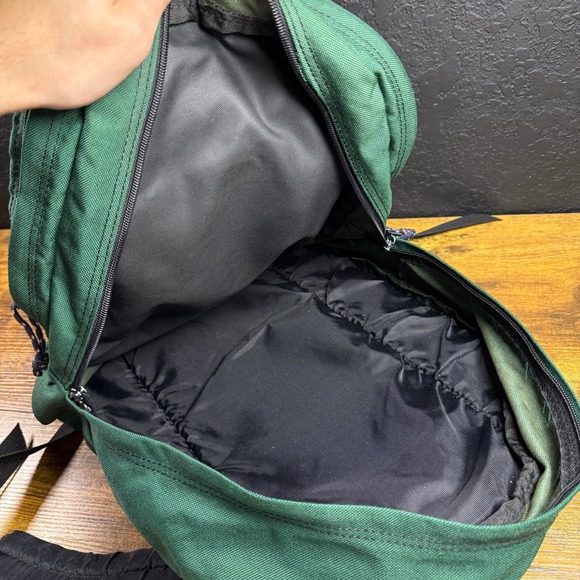 forest green green jansport backpack JanSport Vintage Backpack Forest Green Multi Pocket School Travel Daypack  Bag